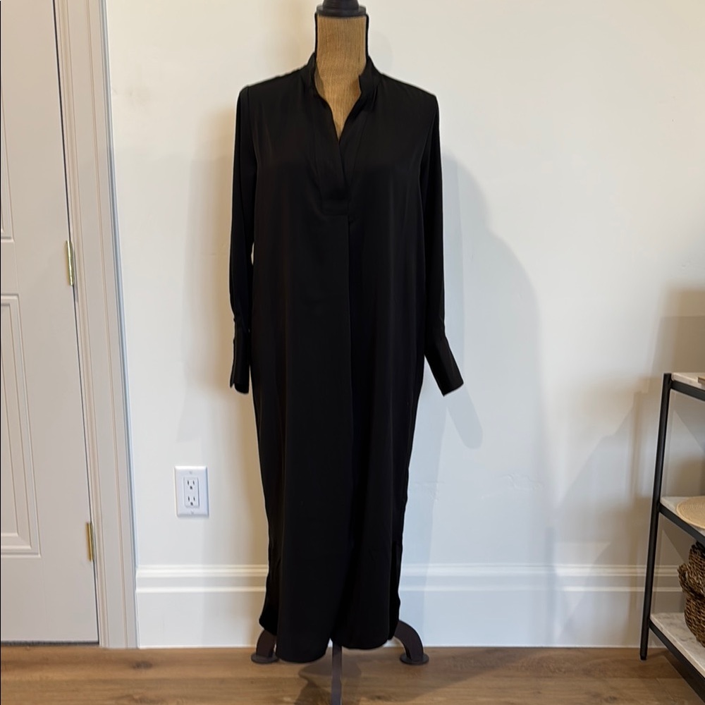 Banana Republic Black Long Sleeve Dress